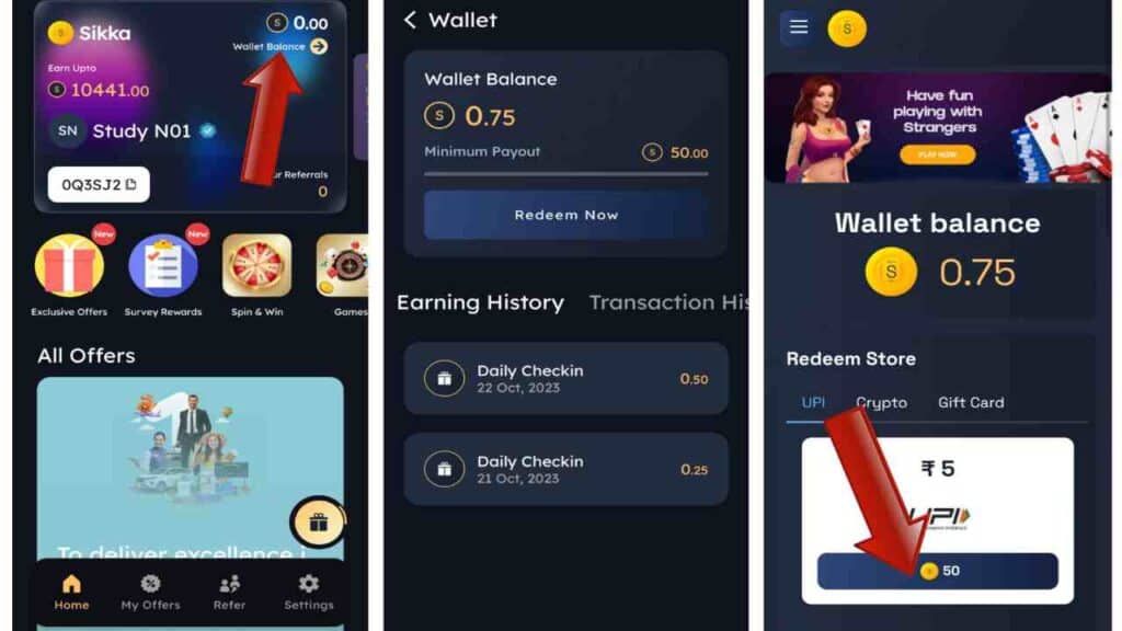 sikka app earn money